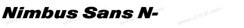 Nimbus Sans N字体转换 Nimbus Sans N字体转换